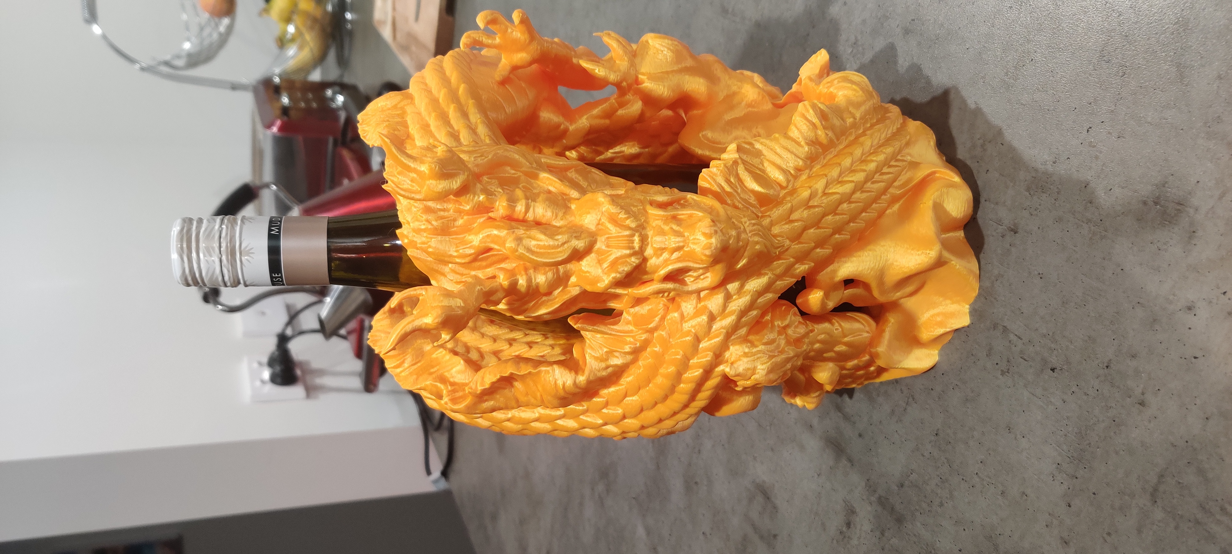 Organic geometry print with clean surface finish