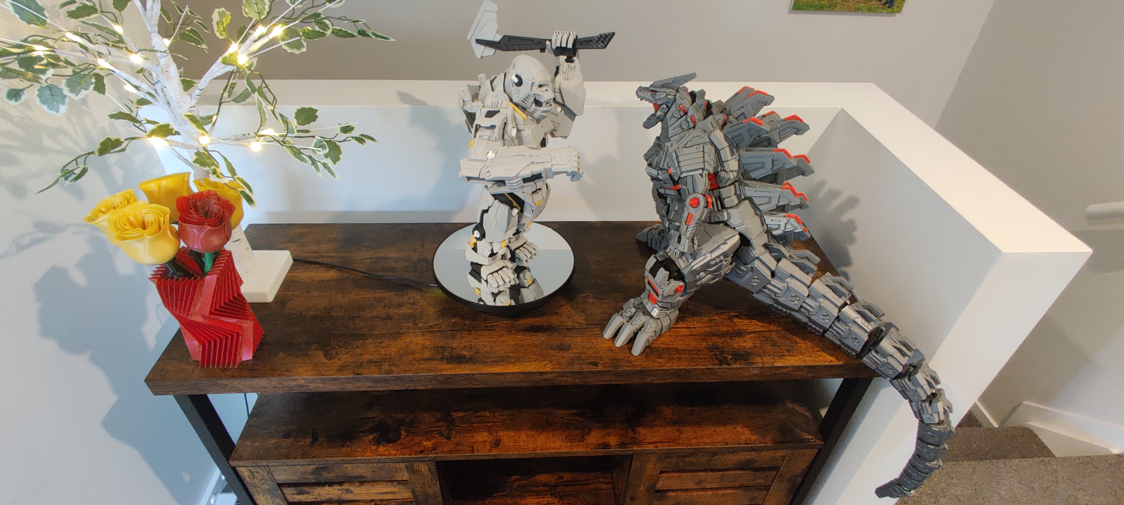 Staged product shot of printed model