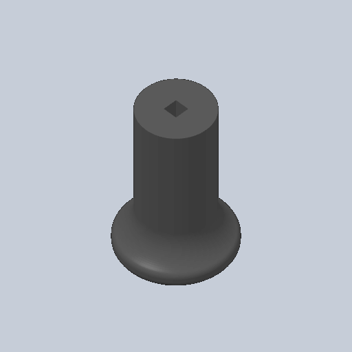 CAD preview of a gimbal joystick replacement part.