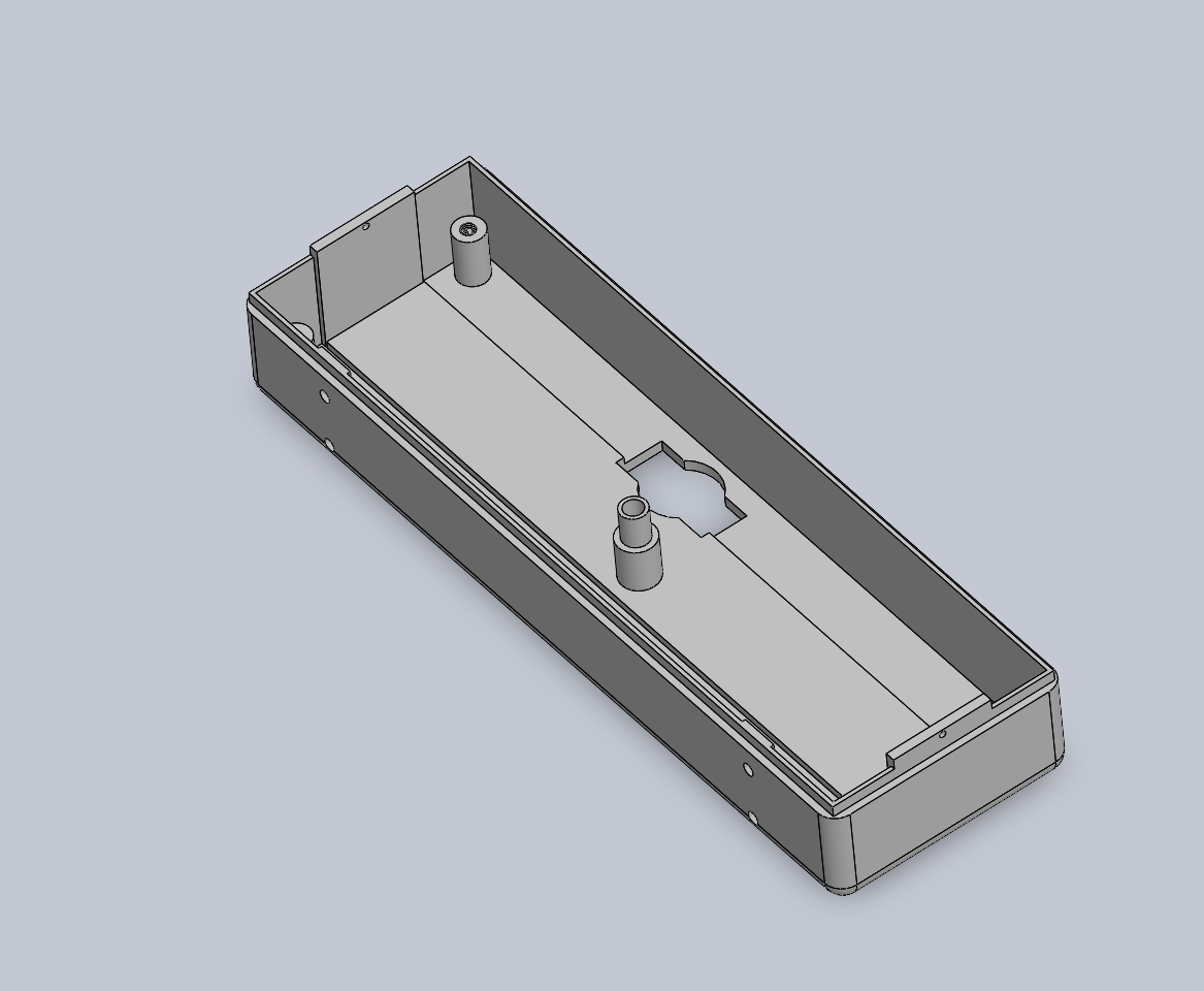 Final CAD preview of the Toyota LS2-AD320-202 control panel replacement housing.