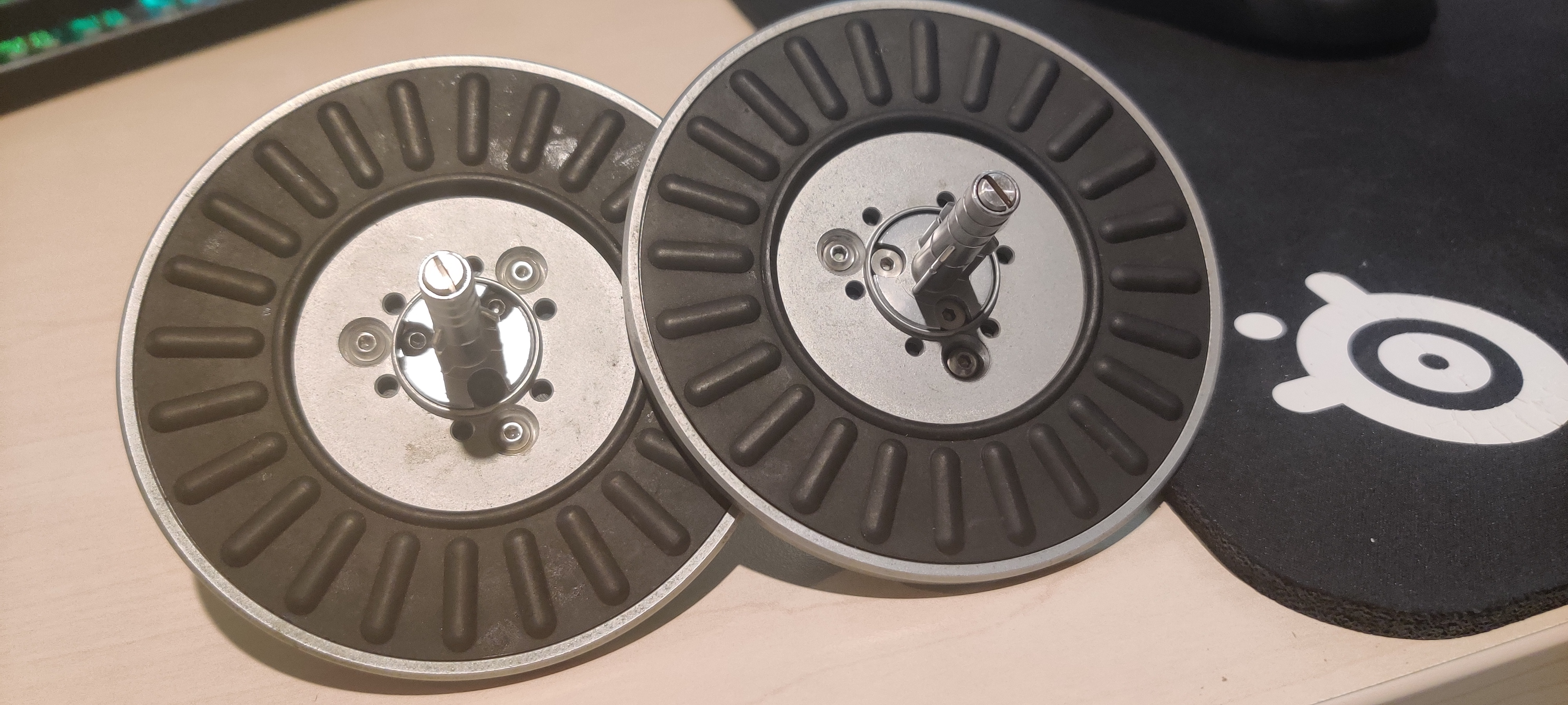 Large turbine cutaway display model with detailed internals.