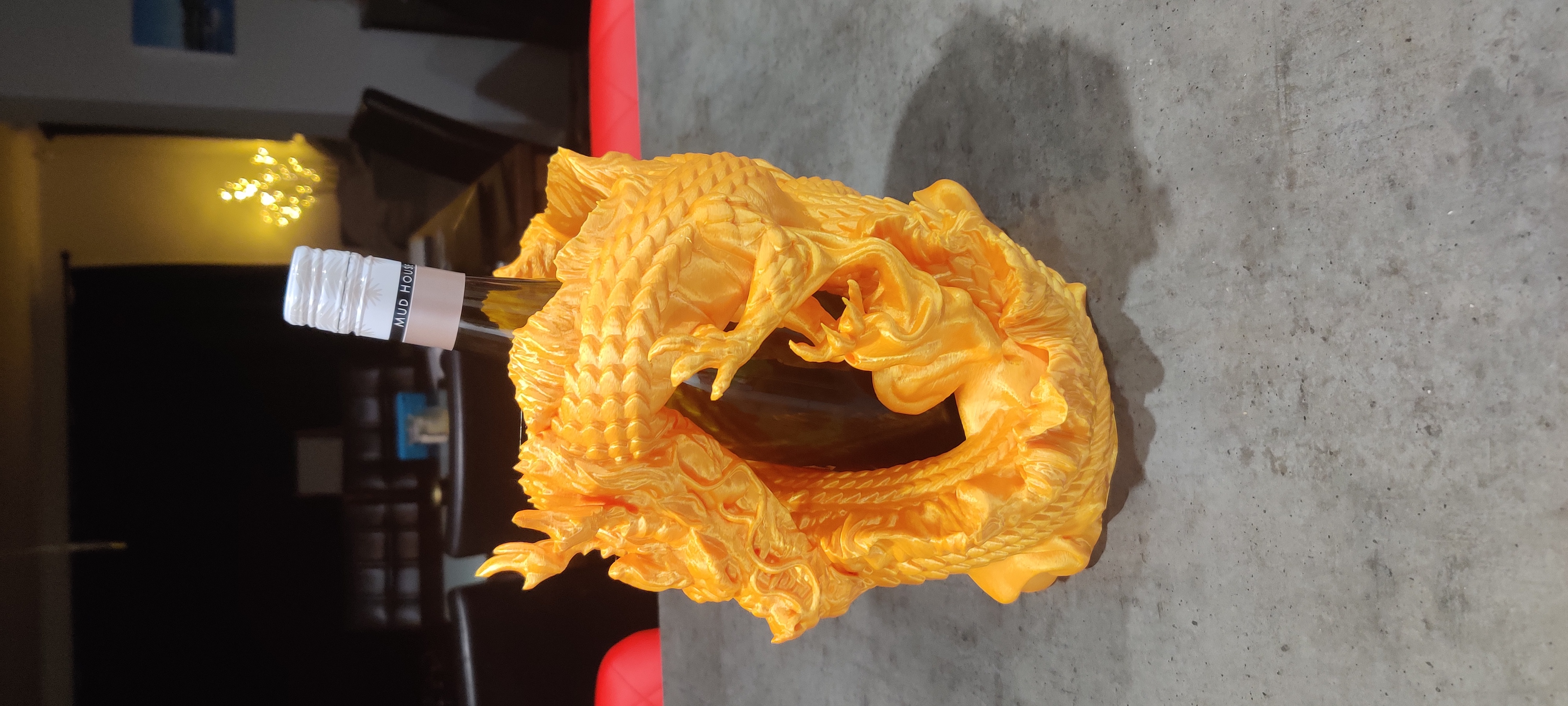 Custom guitar wall hanger mount.