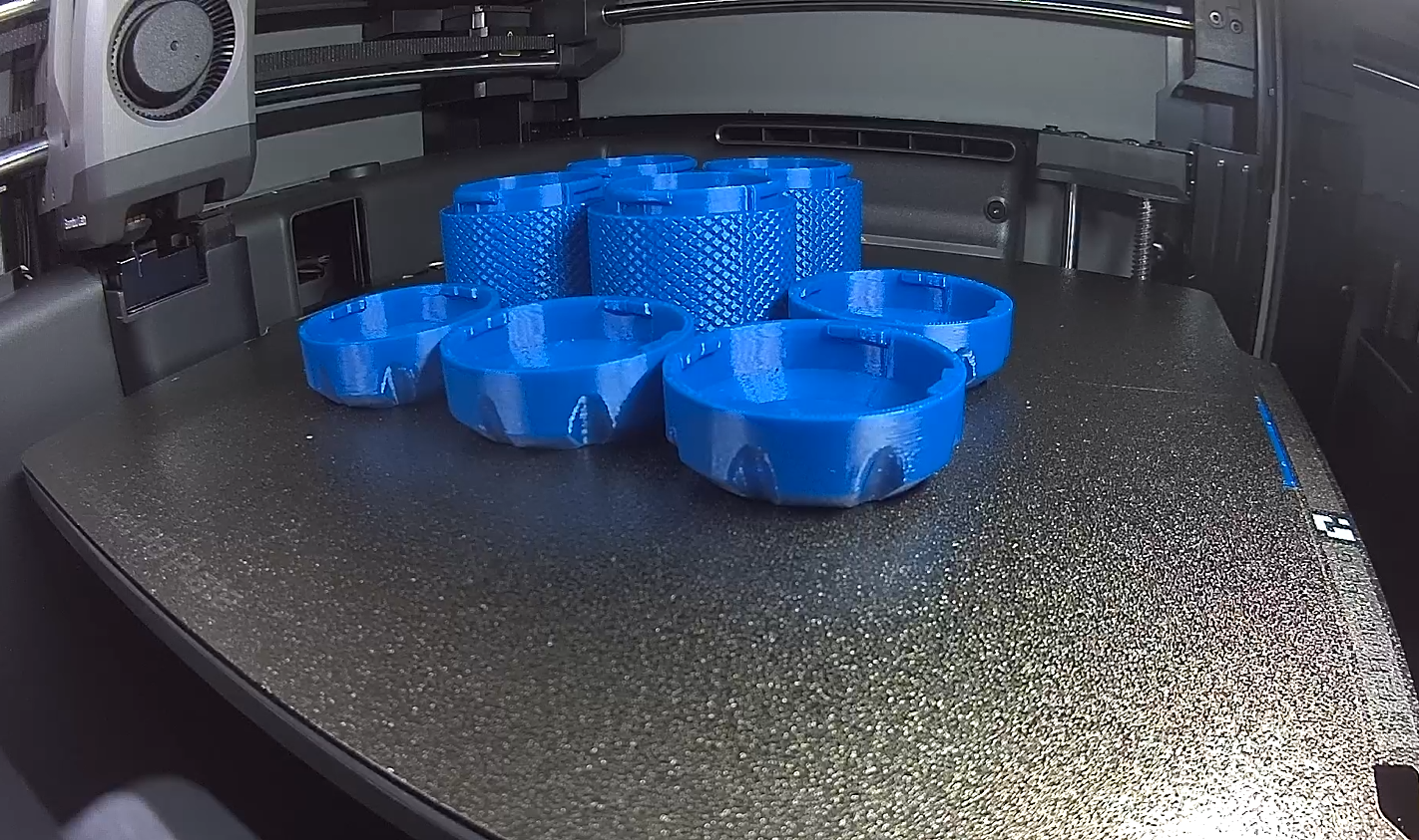 Dremel holder drill-press batch ready for delivery.