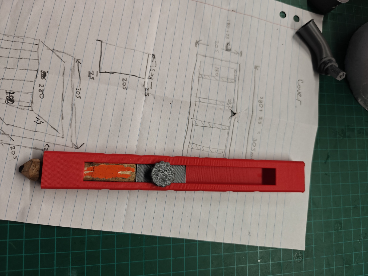 Builder pencil holder.
