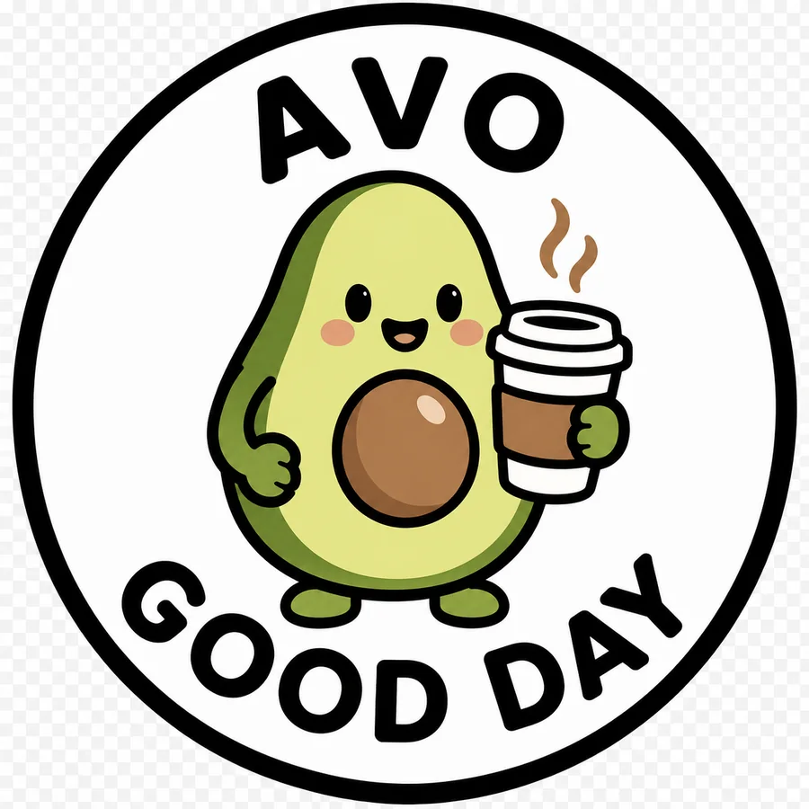 Avo Good Day coffee coaster design number 24.